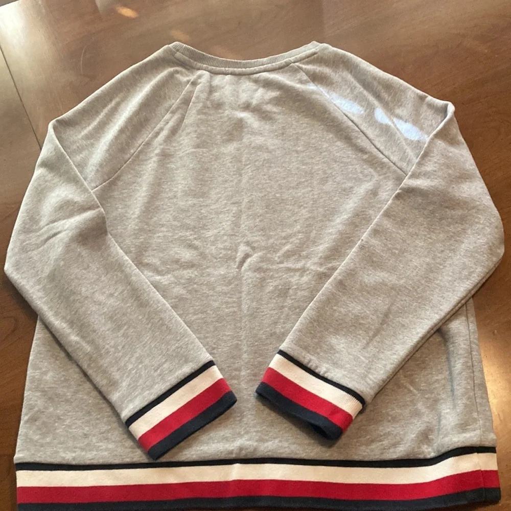 TOMMY HILFIGER Denim Sweatshirt - size womens Large - Picture 4 of 15